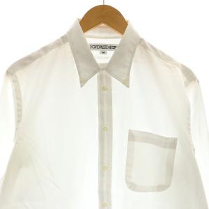 INDIVIDUALIZED SHIRTS BD長袖シャツ ボタンダウン スタンドカラー M 白 ホワイト /AT OS AD