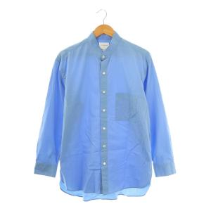 ×salvatore piccolo スタンドカラー長袖シャツ L ブルー