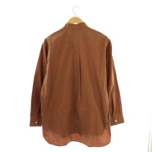 cristaseya ×salvatore piccolo スタンドカラーシャツ ストライプ L