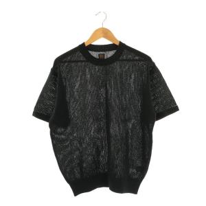 25SS OX SUMMER KNIT CREW NECK S/S 半袖ニット セーター 2 ブラック
