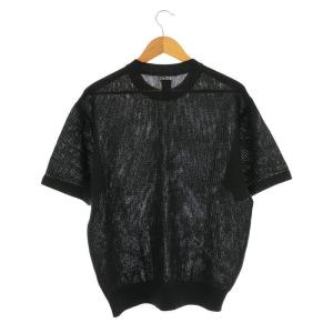 BATONER 25SS OX SUMMER KNIT CREW NECK S/S 半袖ニット セーター 2 ブラック