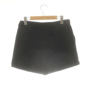 miumiu バージンウールショートパンツ タック ジッパーフライ 40 ブラック /DO OS