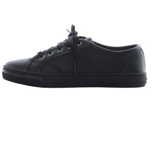 ペプルドナッパレザーローカット スニーカー 37 ブラック 317337