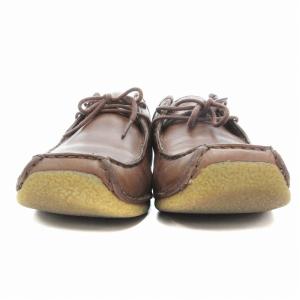 Clarks モカシン シューズ レザー 5.5 24.5?p 茶 ブラウン /AE