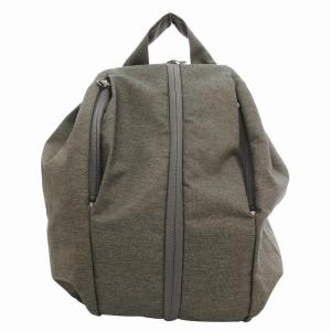 リュックサック デイパック コンパクト ロゴ刺繍 グレー /FF