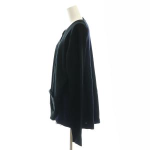 sacai 14-02015 ドッキング カーディガン ニット 4 ブラック ネイビー /ES OS