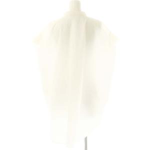 SAKULA カットソー WASHED TYPEWRITER フレンチスリーブ バンドカラー 38 オフホワイト /DO