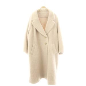 24年 シャギーロングコート チェスター 0 ベージュ /HK OS