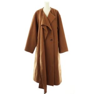 23AW ストールドッキングコート アウター ロング M ライトブラウン /DF OS