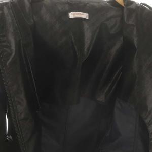 GHERARDINI ロゴ 総柄 ジップアップ ジャケット ブルゾン 44 ブラック /DF OS