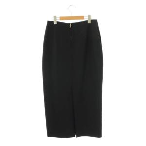 Drawer ウールロングスカート タイト 40 紺 /MI OS