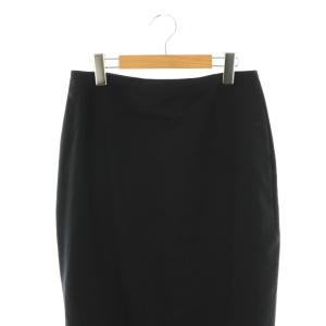 Drawer ウールロングスカート タイト 40 紺 /MI OS