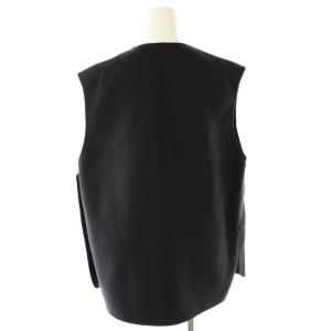 Drawer ウールケヌキジレ ベスト プルオーバー 38 紺 /MI OS