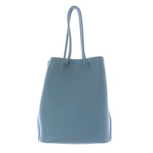 ドローストリング ハンドバッグ ブルー