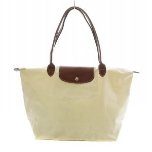 ル プリアージュ トートバッグ ナイロン レザー 白 ホワイト 折りたたみ 1899089587 /RI