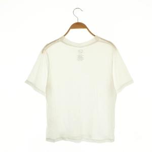 HYKE 25SS SHEER SHORT SLV TEE トップス Tシャツ カットソー 半袖 1 ホワイト /DF