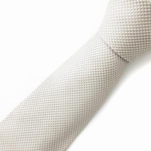 ネクタイ ワイドタイ シルク ライトグレー系 /UO SH