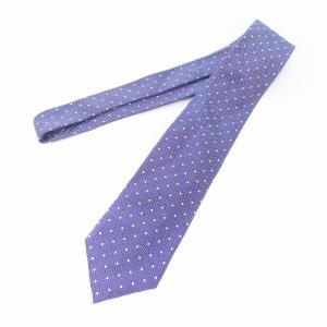 TOM FORD ネクタイ ワイドタイ ドット柄 シルク 青 ブルー /AE SH