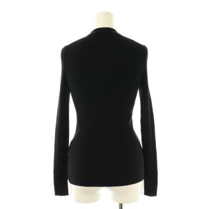 ENFOLD RIB PULLOVER プルオーバー ニット カットソー シルク 38 黒 /MI OS SH