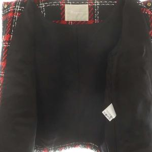 Diagram GRACE CONTINENTAL チェックツイードノーカラージャケット 36