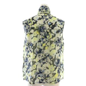 GRACE CONTINENTAL フラワープリントレース切替トップ ボウタイブラウス マーメイドスカート インナー付き 36 マルチカラー