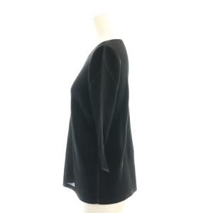 PLEATS PLEASE ISSEY MIYAKE クルーネック ハーフスリーブ カットソー プリーツ 3 ブラック /HK OS