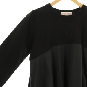 BEARDSLEY 24AW マルワンピ ワンピース ドッキング 0 黒 /CX OS