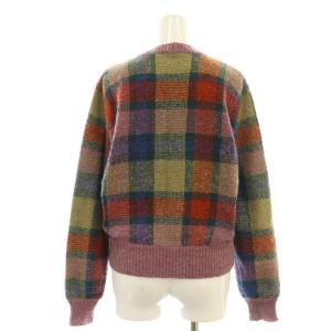 MISSONI ウール チェック ニット セーター マルチカラー /SS OS