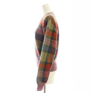 MISSONI ウール チェック ニット セーター マルチカラー /SS OS