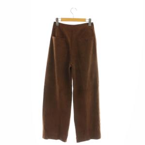 RALPH LAUREN 羊革 スエード パンツ ストレート シープスキン 9 茶 ブラウン /AT OS