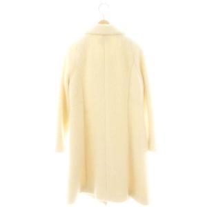 TOCCA ウール アルパカ コート ステンカラー ビジュー 4 アイボリー /DF OS