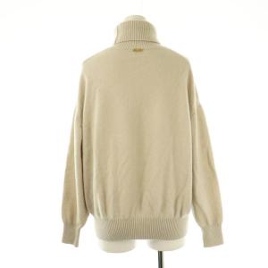MUSE de Deuxieme Classe 23AW JUSPER タートルネックプルオーバーニット セーター 長袖 ウール カシミヤ混 ベージュ