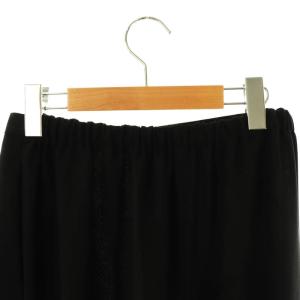 ENFOLD PEジョーゼットTROUSERSパンツジョガーパンツ 38 黒 /MI OS