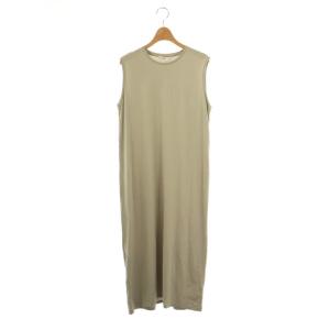 SUVIN60/2 SLEEVELESS DRESS ワンピース ノースリーブ 01 グレージュ /ES