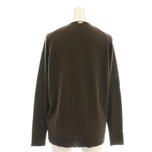 Deuxieme Classe FF30 クルーネック カーディガン ニット 38 茶 ブラウン /AT OS