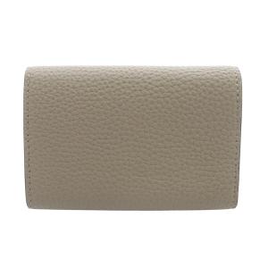 BONAVENTURA マイクロウォレット 財布 三つ折り レザー べージュ /SR32