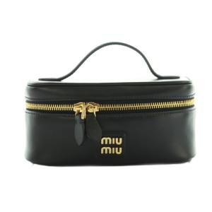 バニティポーチ ブラック