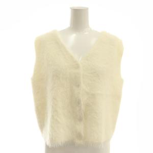 前後2WAYフェザーニットプルオーバー ベスト Vネック 2 オフホワイト /ES OS SH