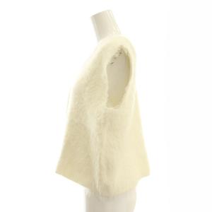 Apuweiser-riche 前後2WAYフェザーニットプルオーバー ベスト Vネック 2 オフホワイト /ES OS SH