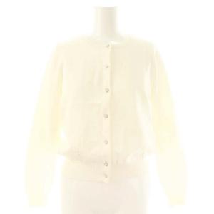 シアースリーブアンサンブル ニット カーディガン プルオーバー 2 ホワイト /DF OS SH