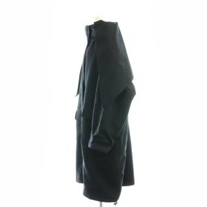 BALENCIAGA ナイロンコットン ビッグシルエットコート 34 ネイビー 492013