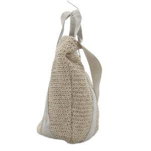 russet タグ付き ナイロンラフィアトート カゴバッグ ナチュラルカラー /UO