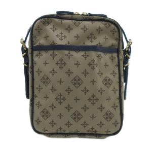 russet タグ付き 23SS スクエアショルダーバッグ モノグラム 総柄 ベージュ 紺 ネイビー /UO