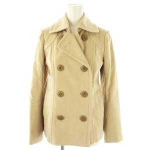 Pコート 裏地チェック 38 ベージュ /AT OS