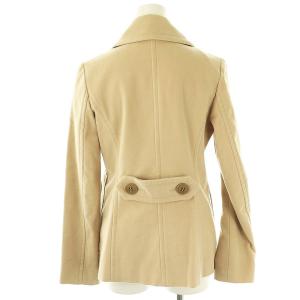 BURBERRY BLUE LABEL Pコート 裏地チェック 38 ベージュ /AT OS