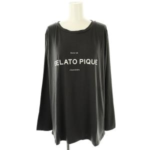 gelato pique 23年 Tシャツ イージーパンツ 長袖 セットアップ ルームウェア F チャコールグレー /HK OS