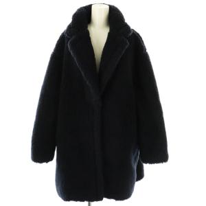 THEO CISCOE S ボアコート 038 濃紺