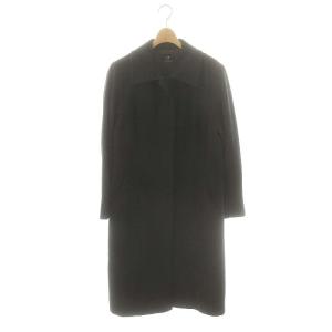 アンゴラ ウール カシミヤ  コート ステンカラー 46 チャコールグレー /DF OS