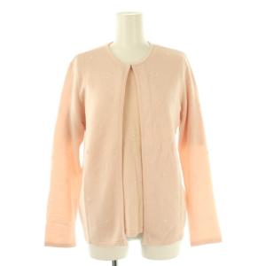 ビーズカシミヤニットカーディガン アンサンブル 9 ピンク /AT OS