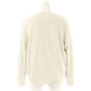 Leilian トリアセニットアンサンブル カーディガン 13+ オフホワイト /ES OS